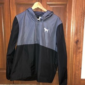 Pink Anorak windbreaker quarter zip